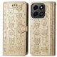 thumbnail image 1 of Funda Cartera FOXDOCK para Honor 200 Smart , Flip PU con Relieve de Gatos y Perros, Tarjetero y Soporte, 1 of 6