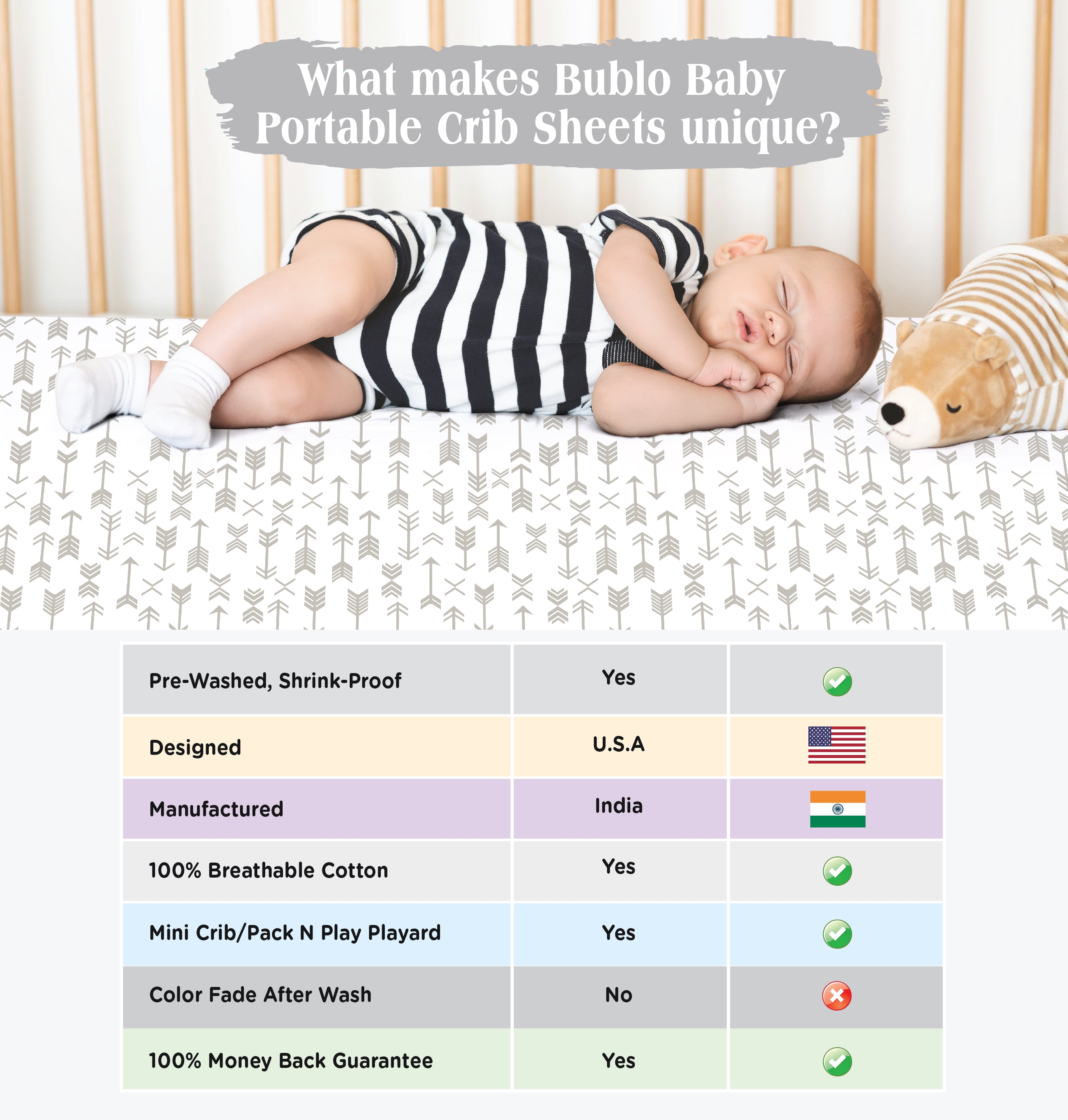 Portable crib sheets outlet