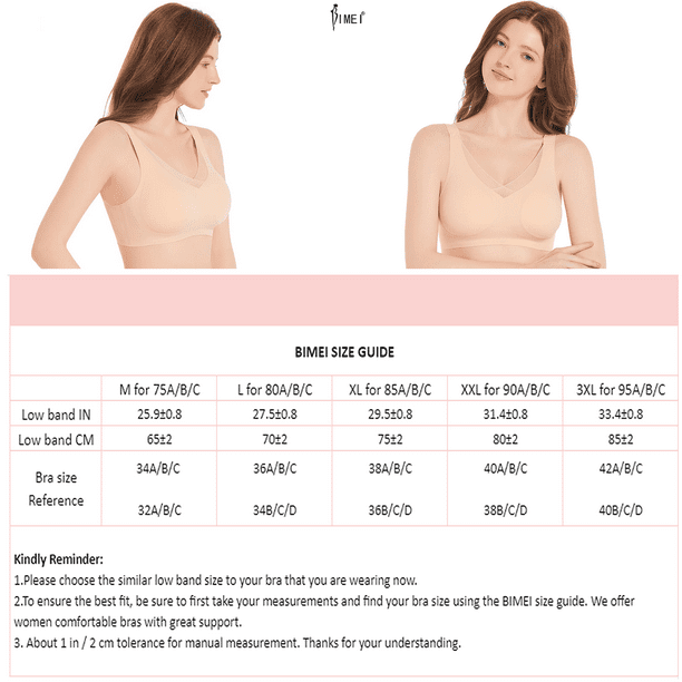 BIMEI Seamless Mastectomy Bra for Women Breast Prosthesis with Pockets  Silky Smooth Bras Soft Daily Full Coverage Bralettes Bras with Removable