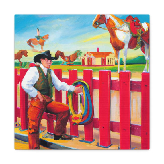 Hitching Post - Rococo - Canvas