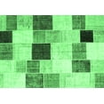 thumbnail image 1 of Ahgly Company Indoor Rectangle Patchwork Emerald Green Transitional Area Rugs, 6' x 9', 1 of 4