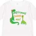 thumbnail image 4 of Inktastic My Grammy Loves Me Grandson Boys Long Sleeve Toddler T-Shirt, 4 of 5