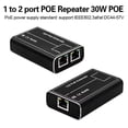 thumbnail image 1 of Gigabit POE Extender 2 Port 100/1000M Network Switch Repeater 30W IEEE802.3af/At Plug&Play for PoE Switch NVR IP Camera, 1 of 5
