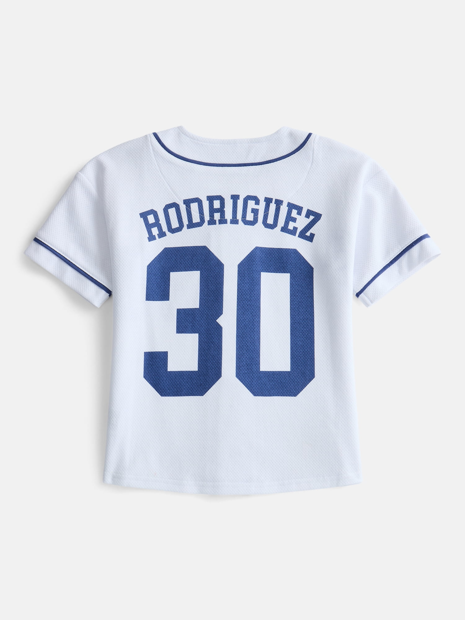 Sandlot Boys Short Sleeve Button Up Graphic Baseball Jersey, Sizes 4-18