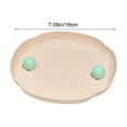 thumbnail image 3 of Home Plates | Candy & Snack Display Plates | Round Plastic Serving Tray | 18cm Diameter | Pink Red White Color Options, 3 of 6