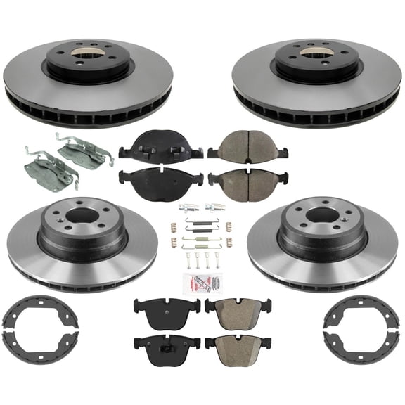 Performance Brake Rotors Disc Brake Pads & Shoes For BMW X6 xDrive 5.0i 08-17