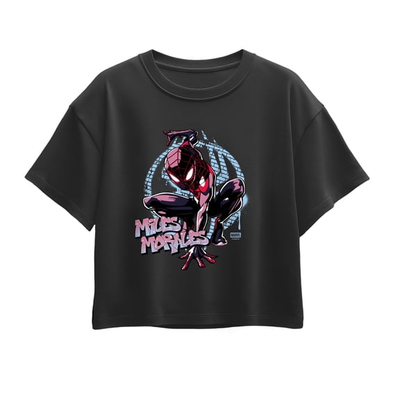 Spider-Man - Miles Spraypaint - Youth Girls Boxy T-Shirt