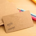 thumbnail image 2 of 300Pcs Blank Kraft Paper Business Cards Word Card Message Card DIY Gift Card, 2 of 5