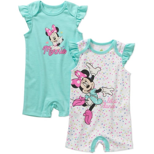 minnie mouse romper baby girl