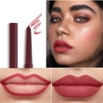 thumbnail image 2 of Rouges à Lèvres pour Femmes Crayon Contour des Lèvres en Velours pour Femmes Lisse Longue Tenue Ne Colle Pas au Verre Rouge à Lèvres Maquillage des Lèvres Cadeau pour Filles 0,3 g Texture Longue Tenue Crayon Contour des Lèvres Rotatif pour un Maquillage des Lèvres Parfait, 2 of 9
