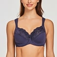 thumbnail image 3 of MELENECA Underwire Minimizer Bra for Women Blue 44I, 3 of 6