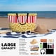 thumbnail image 5 of Fotbe Popcorn Bolsa de Viaje para Playa - Resistente al Agua, Bolsa Tote de Gran Capacidad y Ligera con 7 Bolsillos para Mujeres y Hombres, 5 of 7