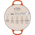 thumbnail image 6 of Le Creuset Enameled Cast Iron Signature Round Dutch Oven, 7.25 qt., Oyster, 6 of 8
