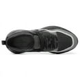 thumbnail image 4 of CMR CHAMARIPA Height Increasing Sneakers That Make You Taller - Black Lace-Up Knit Sneakers 7CM / 2.76 Inches, 4 of 9
