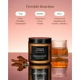thumbnail image 2 of M&SENSE Fireside Bourbon Jar Candle, 11.6oz Clean Soy Wax Candle, Up to 70 Hours Burn Time Smoky Candle, 2 Wick Cotton Scented Candle for Home Decor, Aromatherapy Candle for Bathroom, 2 of 8