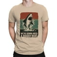 thumbnail image 2 of Great White Shark Splashing Sea Men's T-shirt, 2 of 3