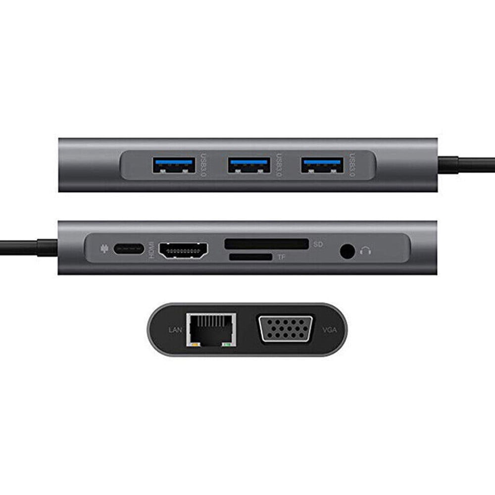 5Gbps Data Transmission Type C to USB Memory Card Slot HDMI 4K Docking Station