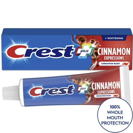 Crest Whitening Plus Cinnamon Expressions Toothpaste 5.4 oz