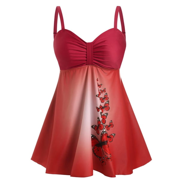 Tallas de mariposa de la mariposa de la mariposa de la mariposa Rosegal Vestidos casuales de talla grande