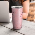 thumbnail image 4 of Fashionable 20oz Stainless Steel Mobile Tumbler – Vacuum Insulated Coffee Mug with Lid, Spill-Proof Travel Cup for Hot & Cold Drinks, 4 of 7