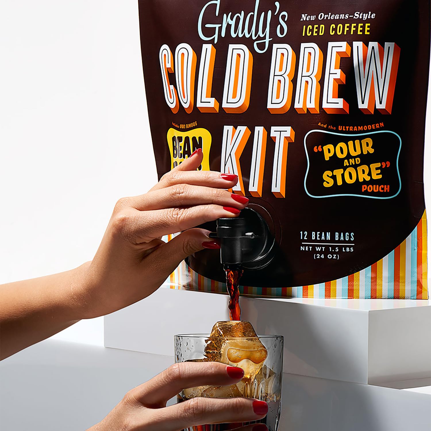 GRADY’S COLD BREW Coffee Pouches | New Orleans Style | 100% Arabica ...