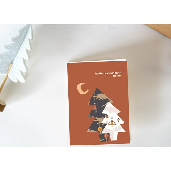 Kindred Paper, Peace on Earth Holiday Greeting Card