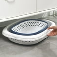 thumbnail image 2 of Clearance! Collapsible Plastic Laundry Basket - 30L(7.9 Gallon) Foldable Small Laundry Basket with Handles, for Laundry, Camping, Indoor and Outdoor, 2 of 5
