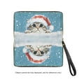 thumbnail image 4 of Yuyamidu Cute Cat Wallets for Women Christmas PU Leather RFID Blocking Zip Around Credit Card Holder Cell Phone Wristlet Clutch Purse, 4 of 7