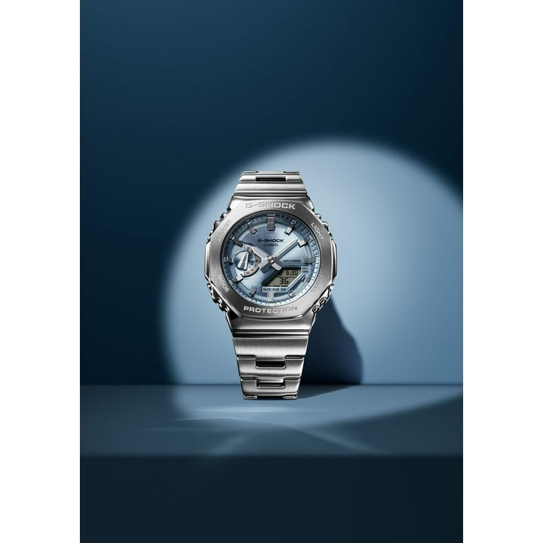 Casio G-Shock GM-2110D-2ACR Digital/Analog Ice Blue Japan New