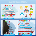 thumbnail image 2 of GASIKGOYINE Birthday Cruise Door Decorations, 16Pcs Funny Cruise Door Magnets Magnetic Cruise Accessories Reusable Happy Birthday Door Sign for Refrigerator Ship Stateroom Office Carnival Party, 2 of 6