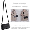 thumbnail image 4 of WSRYDJDL Bolso pequeño para mujer, bolsos de hombro ajustables, bolso de mano con patrón de cocodrilo con cierre de cremallera, retro, 4 of 5