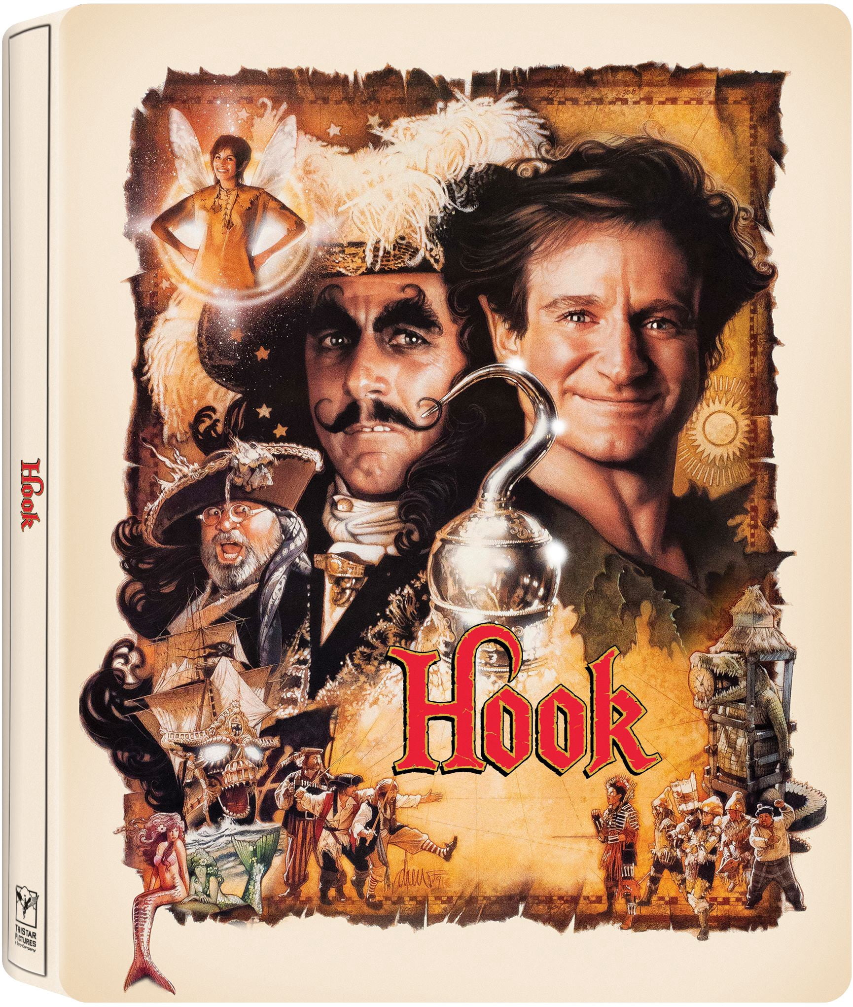 Hook 35th Anniversary Edition (Steelbook) (4K Ultra HD + 4K Special Features Disc + Digital Copy) Sony Pictures Home Entertainment, Children, Family