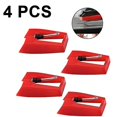 thumbnail image 1 of 4 Pack Record Player Aiguille Tourne-Disque de Remplacement Tourne-Disque Lecteur de Phonographe, 1 of 3