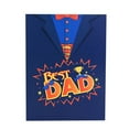 thumbnail image 4 of 3D Father Day Best Dad Paper Greeting Card Holiday Gift Decoration Supplies for Men Birthday Invitation Message, 4 of 5