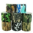 thumbnail image 1 of rygai Adhesive Outdoor Military Stretch Camo Camouflage Tape Bandage Hunting Wrap,Swamp Camouflage, 1 of 8