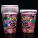 thumbnail image 3 of Vasos de papel desechables de Stitch Disney de color rosa de 9 oz, nuevos vasos para beber de 250 ml, suministros para fiestas, recuerdos de fiesta de cumpleaños, decoración, 3 of 5