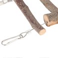 thumbnail image 2 of Pet Climbing Ladder, Durable Flexible Wooden Bridge for Parrot and Chinchilla, 50cm, 2 of 3