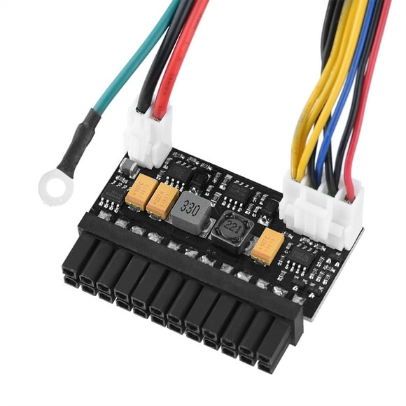 Herwey 24Pin 12V DC Input 150W Output Power Supply Switch Module Board for MINI/ ITX PC/ POS, PC Power Supply, Power Module