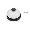 thumbnail image 2 of EeaseCA 2pcs Big Button Desk Bell Dog Training Bell Stainless Steel Hand Pressing Bell, 2 of 7