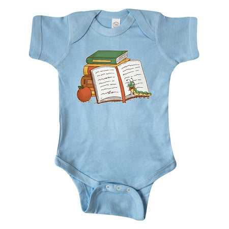 

Inktastic Tiny Library Bookworm Gift Baby Boy or Baby Girl Bodysuit