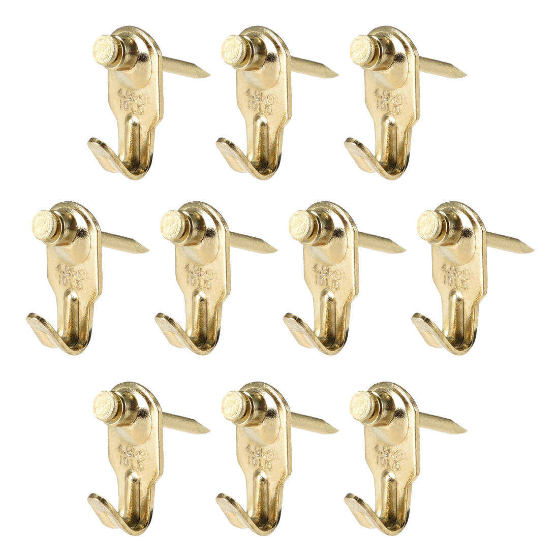 Picture Hangers, Photo Frame Hanging Hooks Kit w Nails for Wall