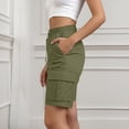 thumbnail image 5 of Zedker Cargo Shorts Women Athletic Shorts Boys School Uniform Causal Active Summer Clothes with Pockets Size S-XXL, 5 of 10