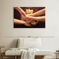 thumbnail image 2 of Elephant Stock Spa Pedicure Wall Art - Horizontal Canvas Wall Art - Living Room Wall Decor - Wellness Canvas - Brown And Beige Decor - 39" x 26", 2 of 8