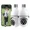 2PC, variant on 3MP Panoramic Bulb Security Camera - WiFi Home Camera System with Alexa, 2-Way Audio, Night Vision Surveillance, Motion Sensor, Micro SD Support, Easy Installation for Indoor-Outdoor Use