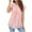 Pink, variant on Shirts for Women Black Women Leisure Fashion Flying Seeve Pullover Chiffon Short Sleeve Round-Neck Tops Gift for Womens Tops