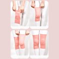 thumbnail image 6 of Breathable Knee Padded Brace, 2Pcs Kneecap Pink Kids Sport Ultra Thin Silicone Knee Soft Pads Pressure Relief Knee Brace Protector (XS), 6 of 9