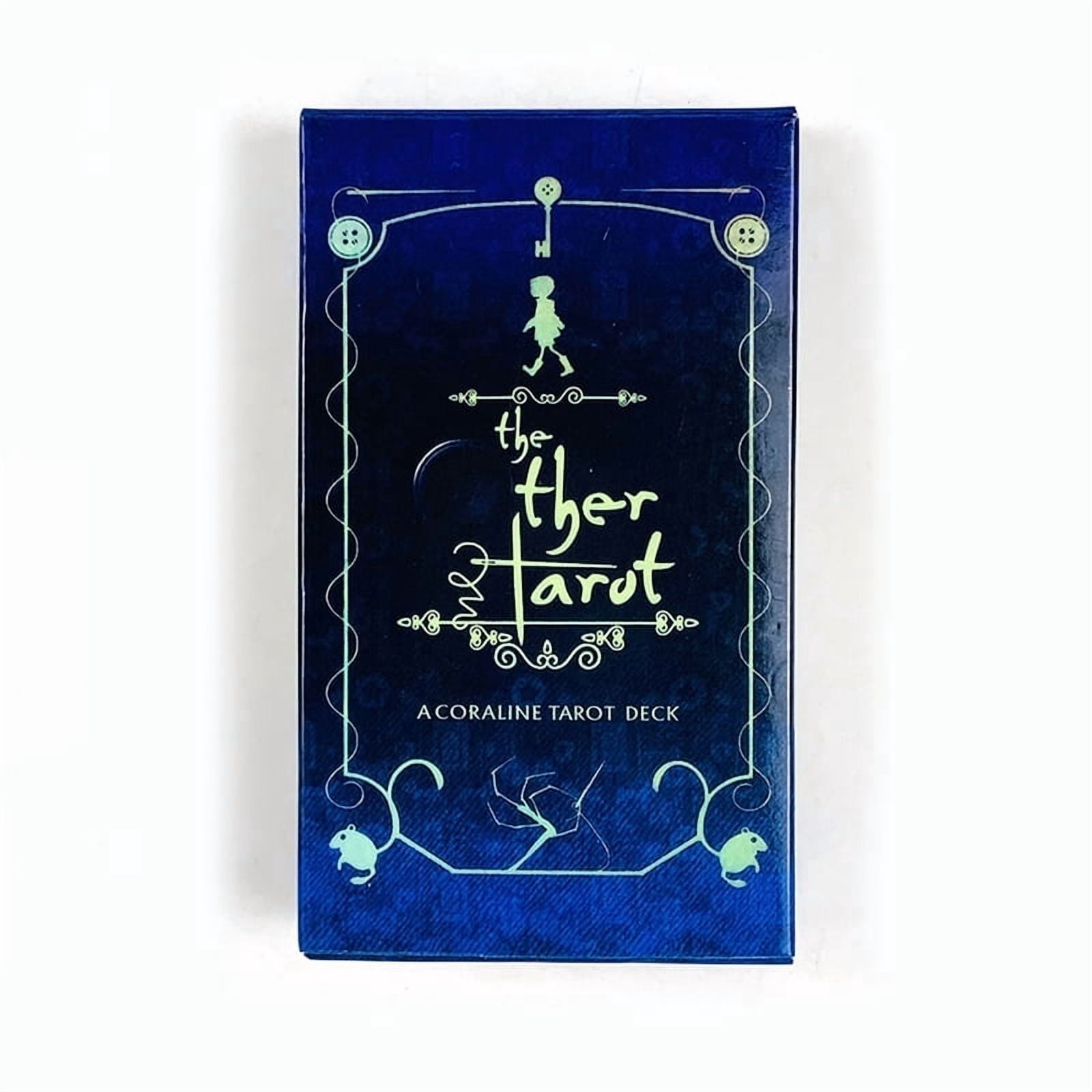 The OTHER Tarot Cards 78 Pcs Tarot Deck The Key That Opens The Door To The Coraline World, Great For Meditation & Party Games