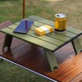 thumbnail image 3 of Mini mesa plegable para exteriores, mesa de tienda de campaña, mesa de camping portátil, mesa de café portátil, mesa de computadora, mesa de aluminio, C, 3 of 5