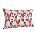thumbnail image 2 of Kll Roosters Pillow Covers Envelope Closure,Super Soft And Cozy Fuzzy Fleece Pillow Case Cover 14"X20", 2 of 9