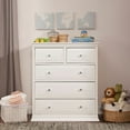 Davinci Signature 5Drawer Tall Dresser in White
